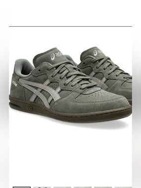 ASICS OG Skyhand sz 7.5 Men’s Grey Suede Sneakers minimalist streetwear court